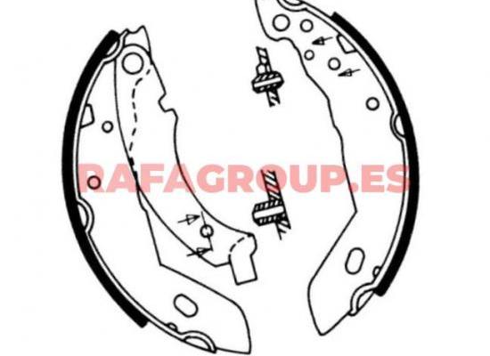 RG8122 - Brake Shoe Seat